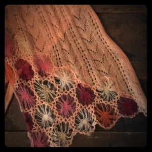 Anthropologie Long Wool Scarf